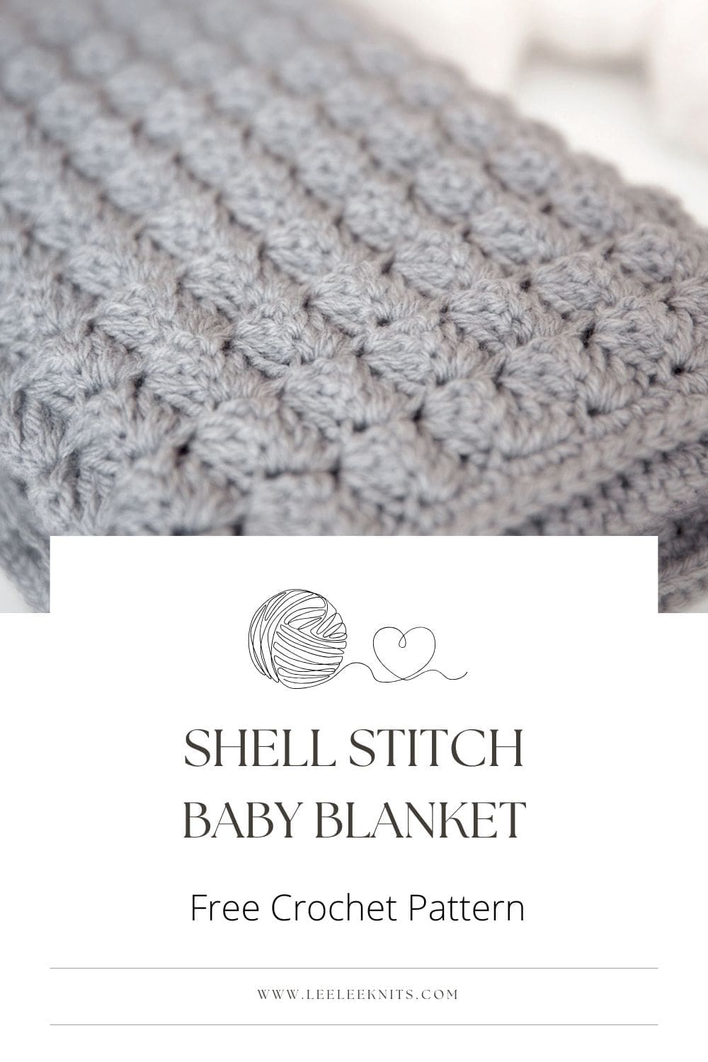 Shell Stitch Blanket Crochet Pattern