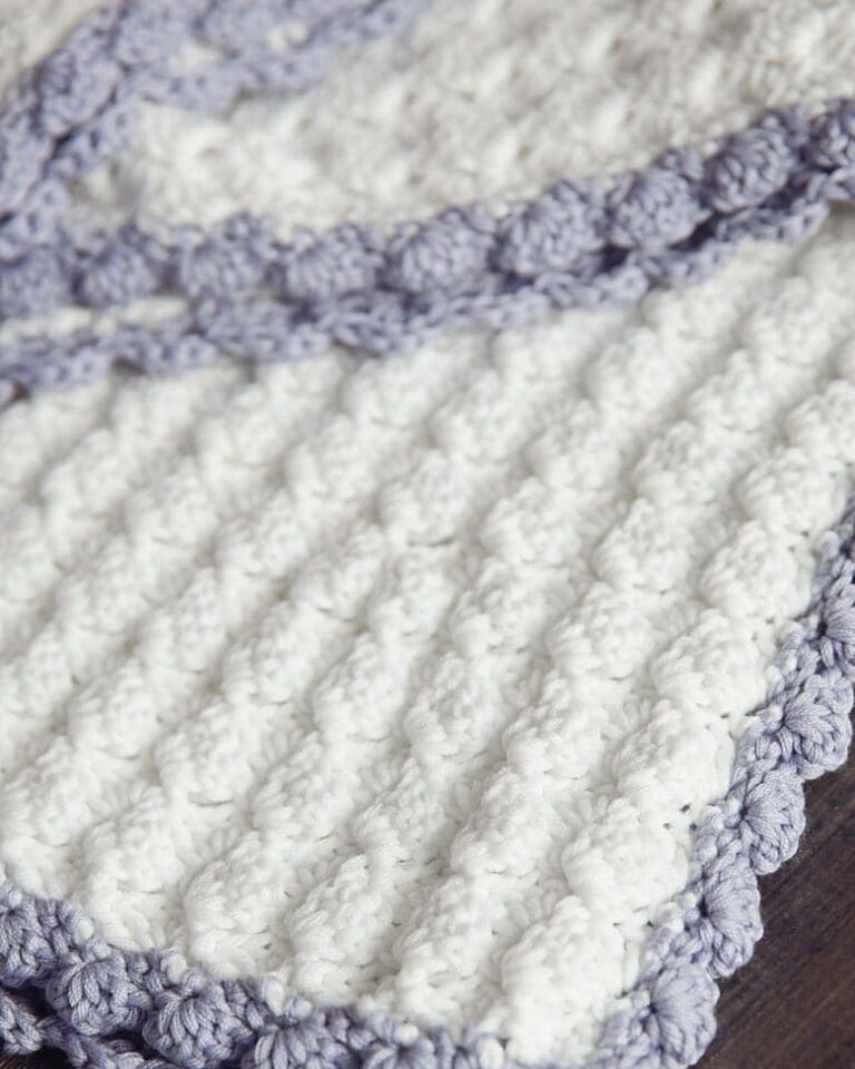 Crochet Shell Stitch Baby Blanket Pattern
