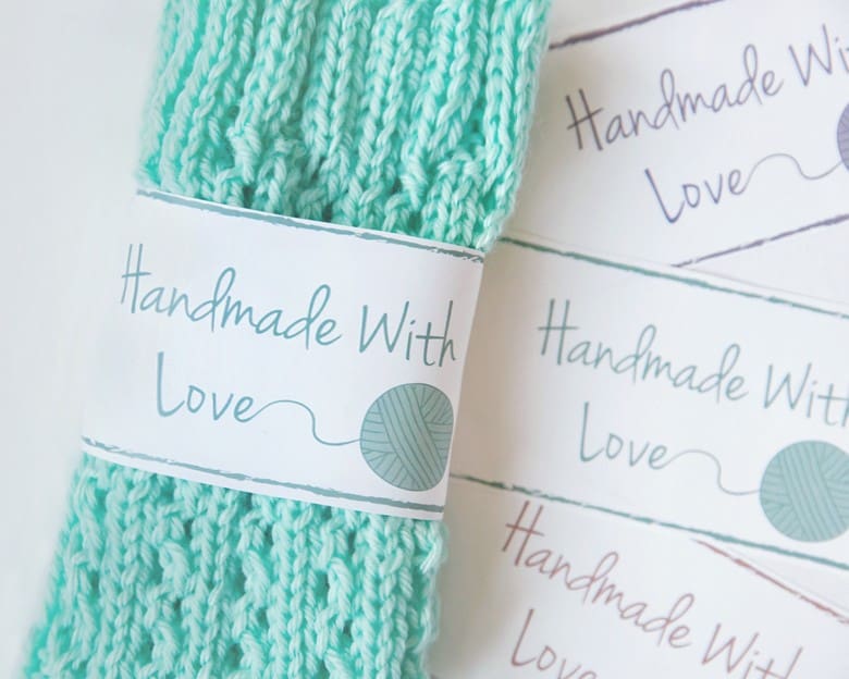 Free Printable Knit and Crochet Labels