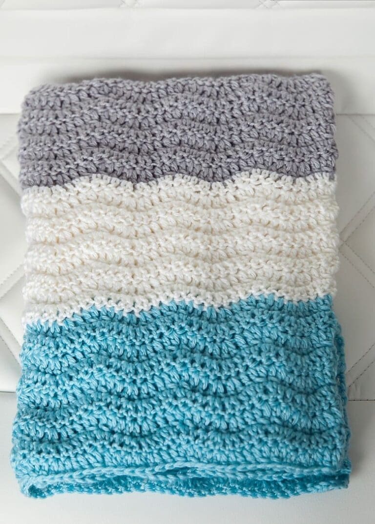 Free Chevron Baby Blanket Crochet Pattern
