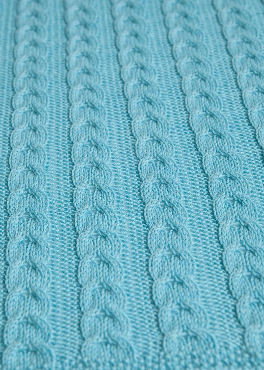 How to Block Knitting Close Up