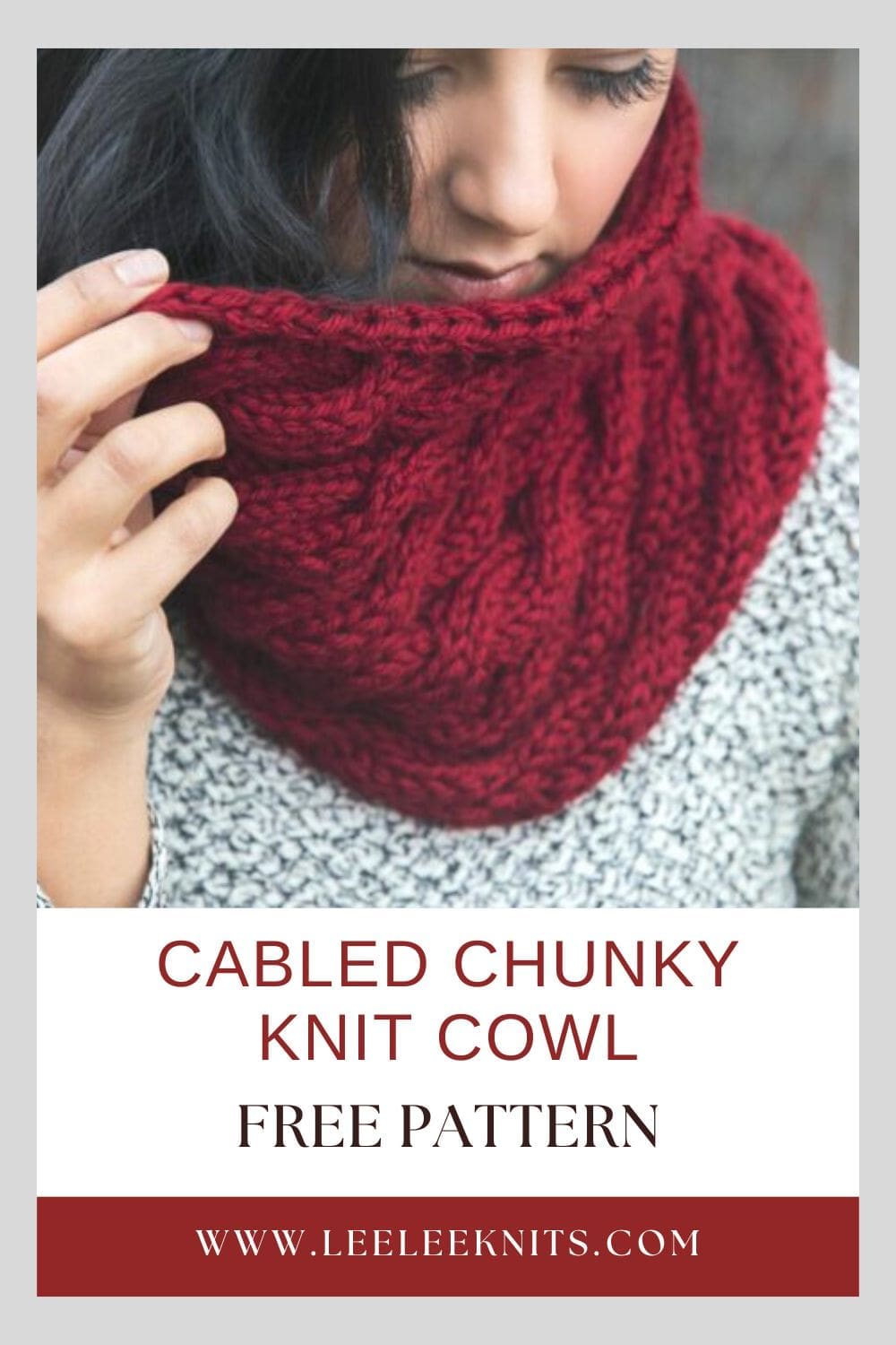 Chunky Knit Cowl Pattern