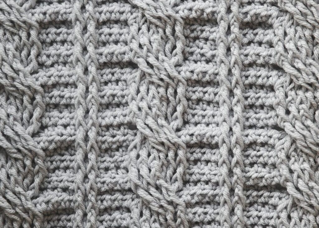 Cable Crochet Blanket