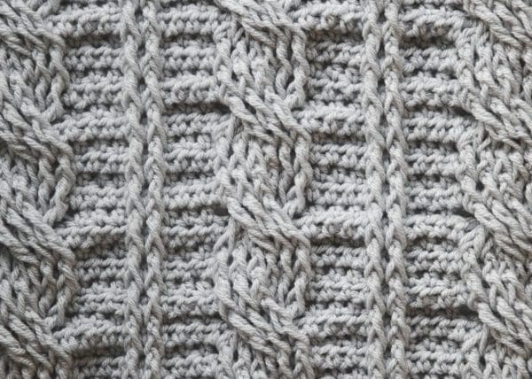 Crochet Cable Blanket - A Timeless Pattern - Leelee Knits