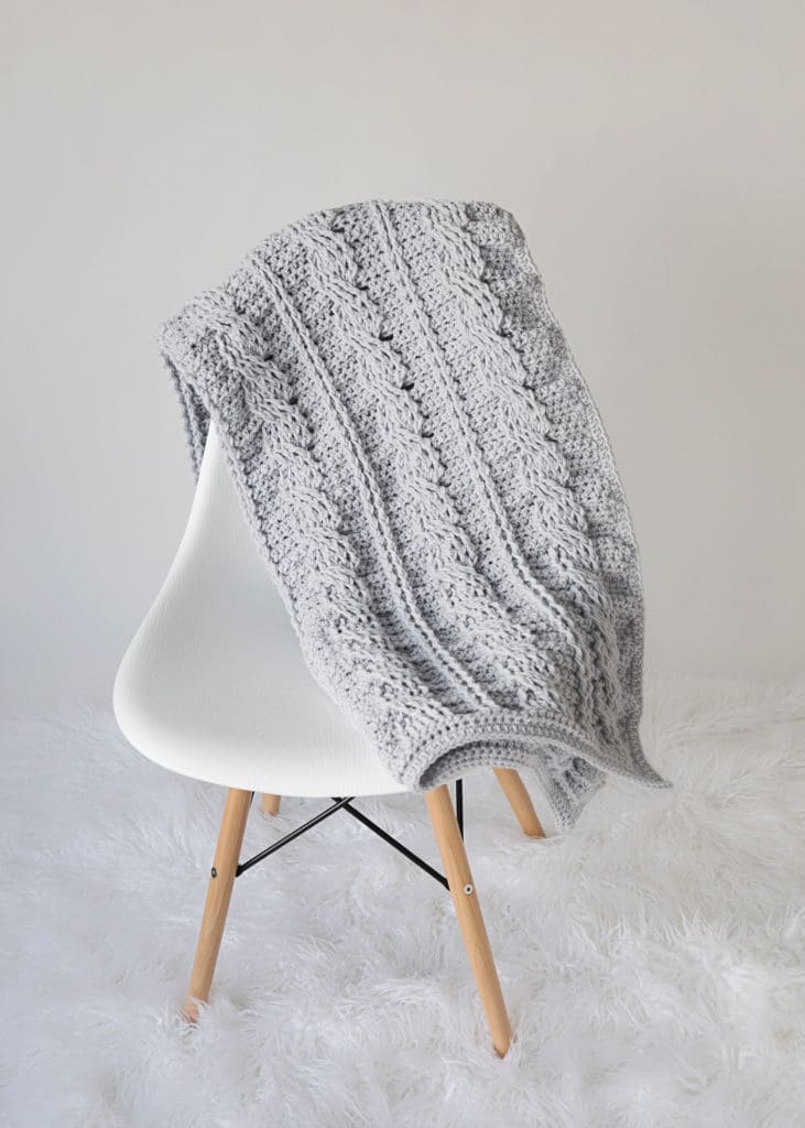 Crochet Cable Blanket