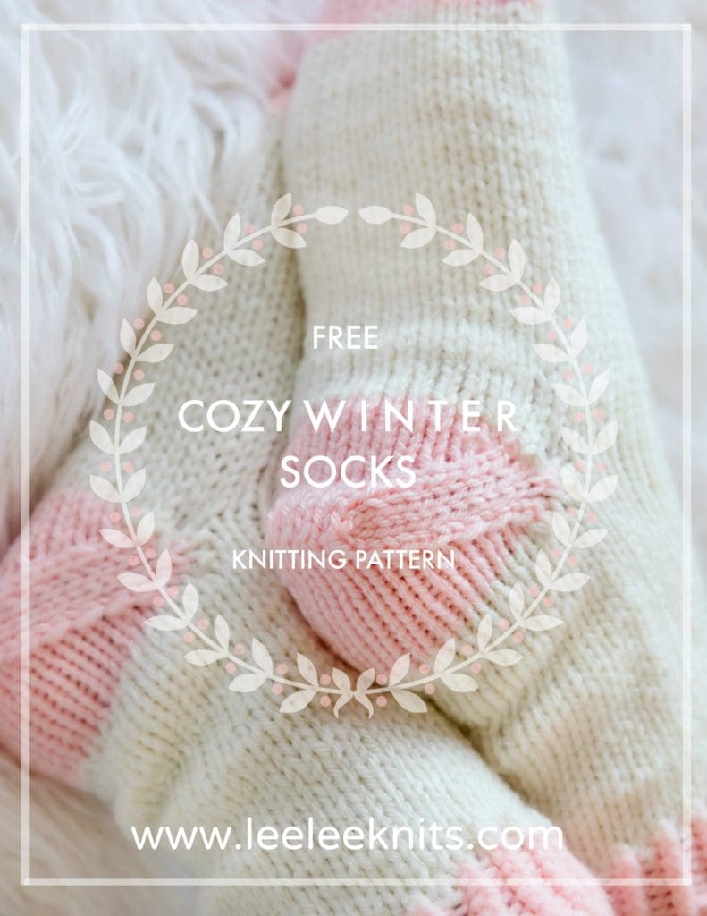 Slipper Socks Free Knitting Pattern