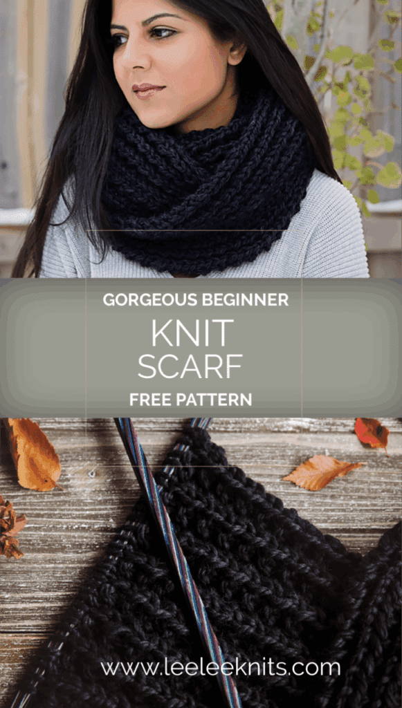 Chunky Knit Scarf Pattern