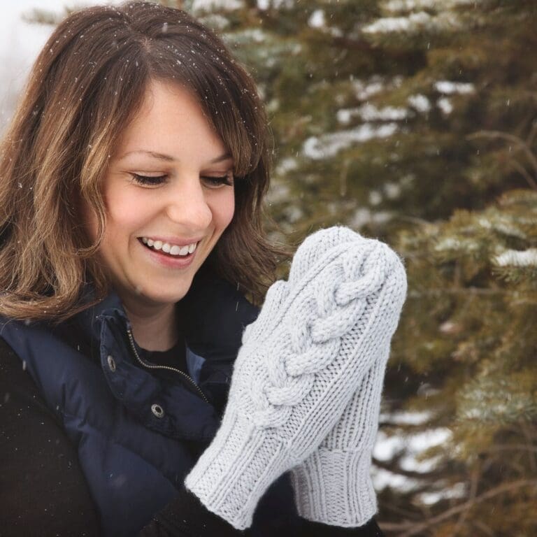 Chunky Mittens Knitting Pattern