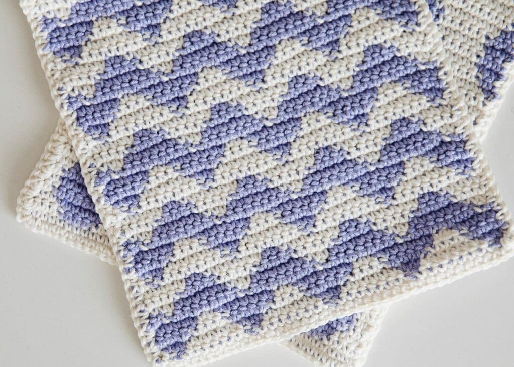 Springtime Crochet Washcloth Pattern