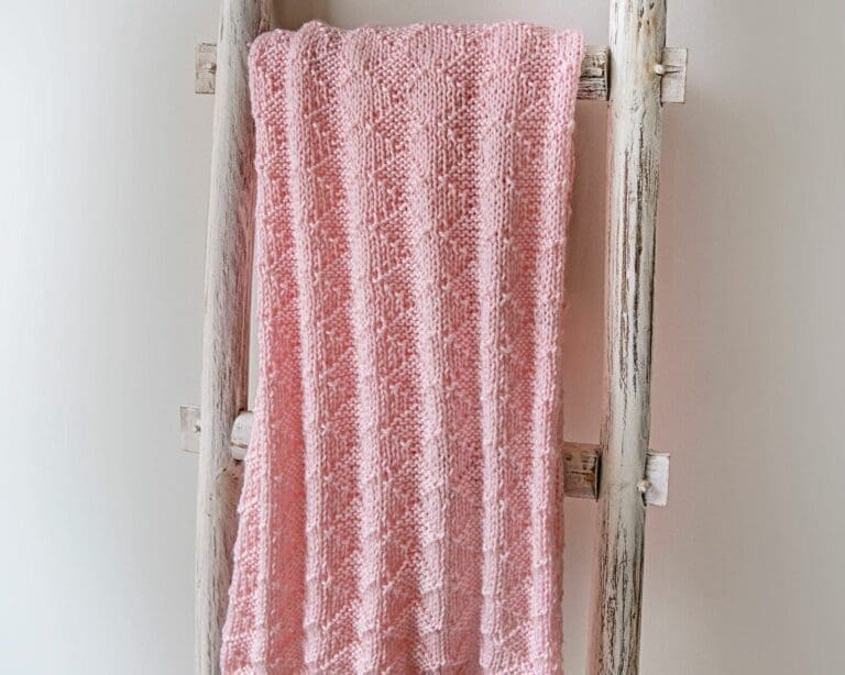 Diamond Knitting Pattern – Diamonds & Purls Baby Blanket