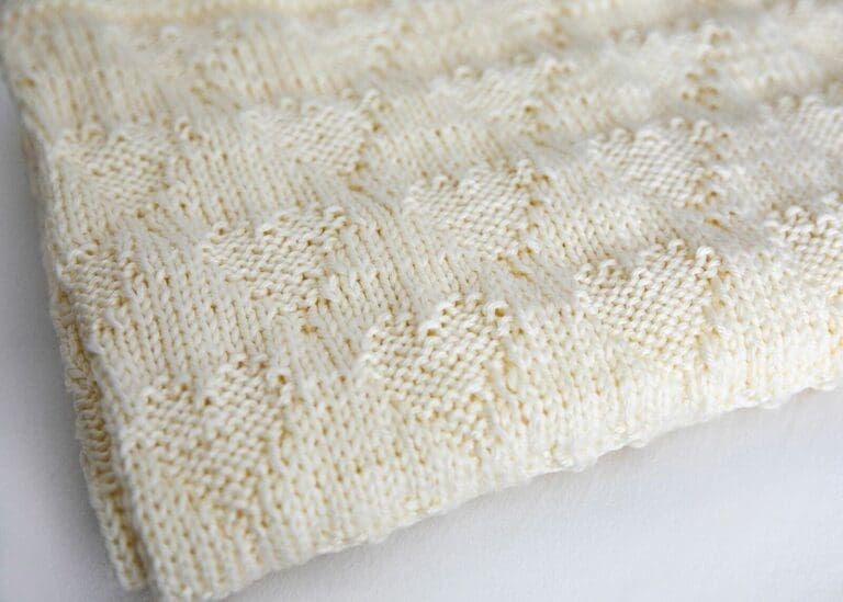 Sweethearts Baby Blanket Knitting Pattern