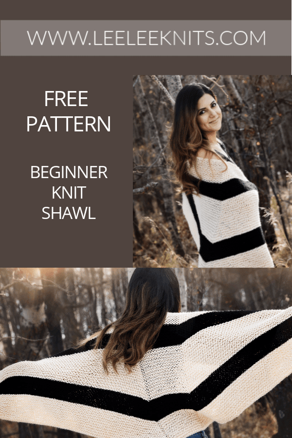 Beginner Knit Shawl Pattern