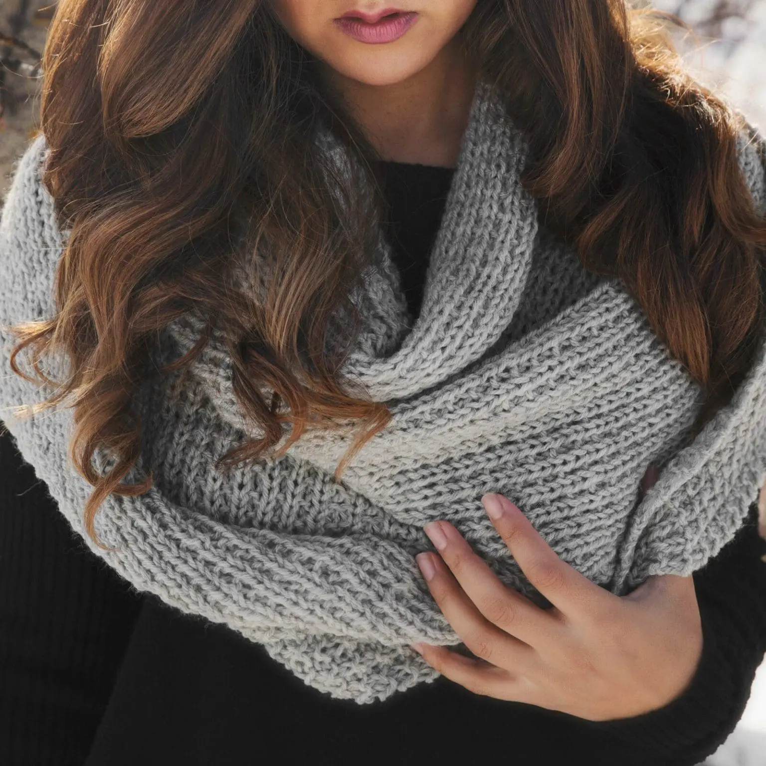 Alpine Cable Knit Scarf Pattern - Leelee Knits