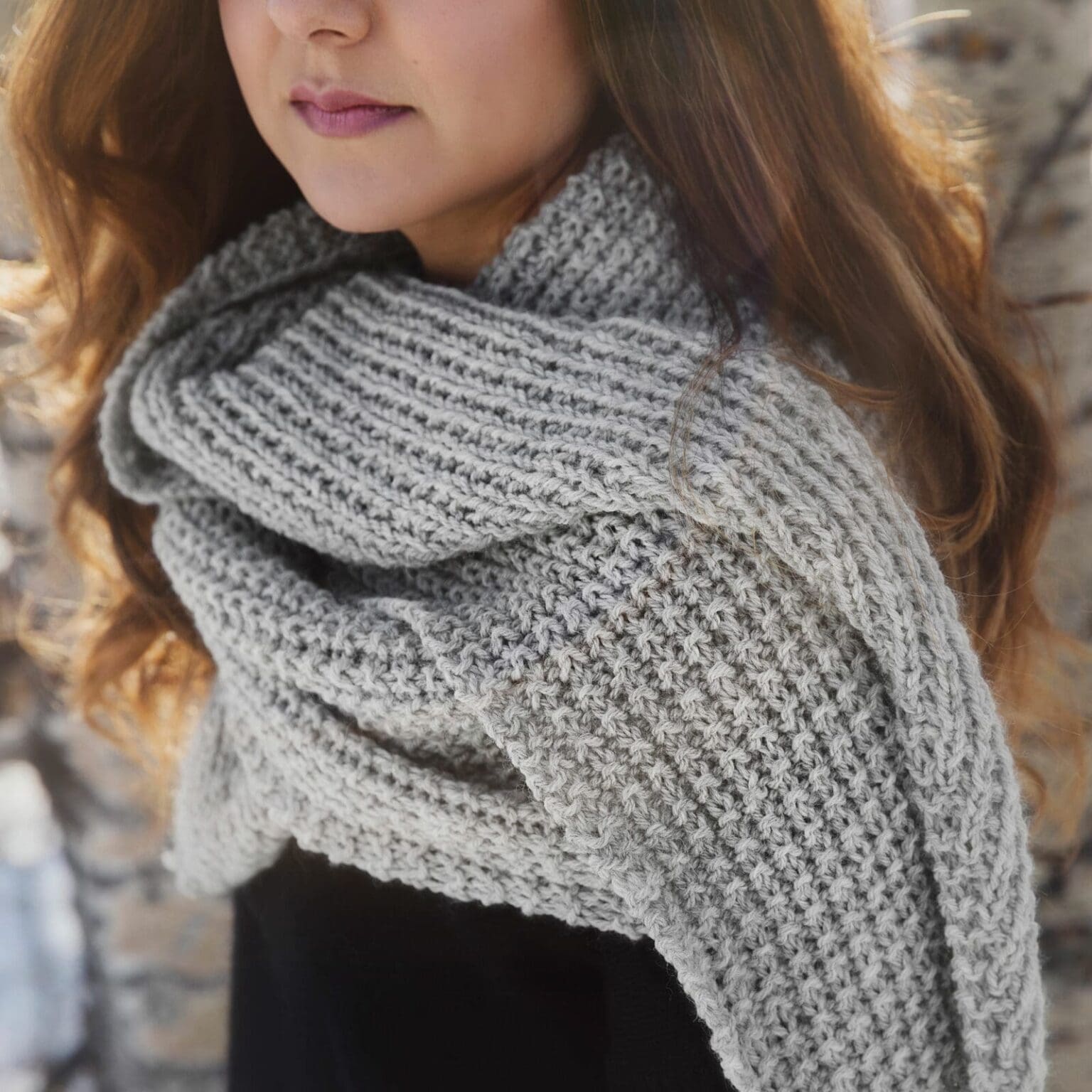 Triangle Scarf Knitting Pattern - Leelee Knits