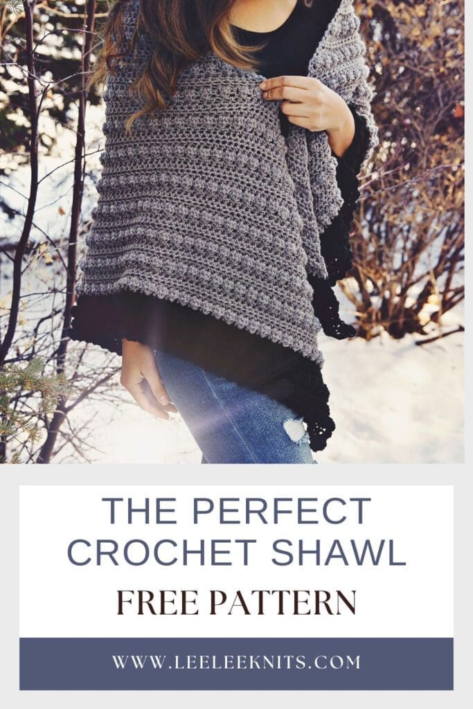 Easy Crochet Shawl Free Pattern