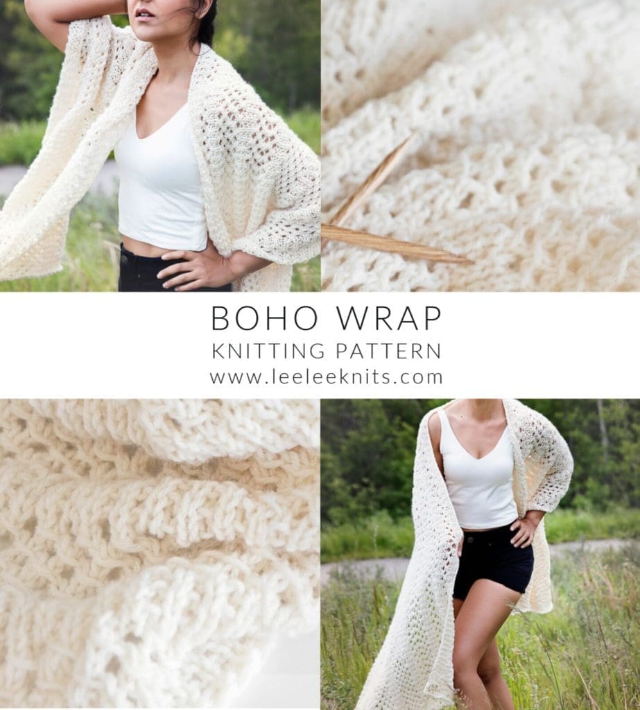 knitted wrap pattern