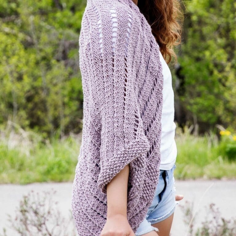 Cocoon Cardigan Knitting Pattern