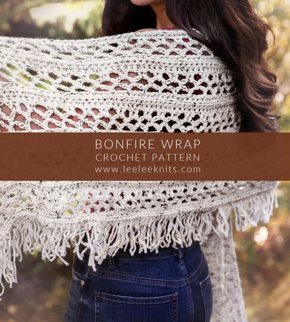 Crochet Wrap Pattern - The Bonfire Shawl