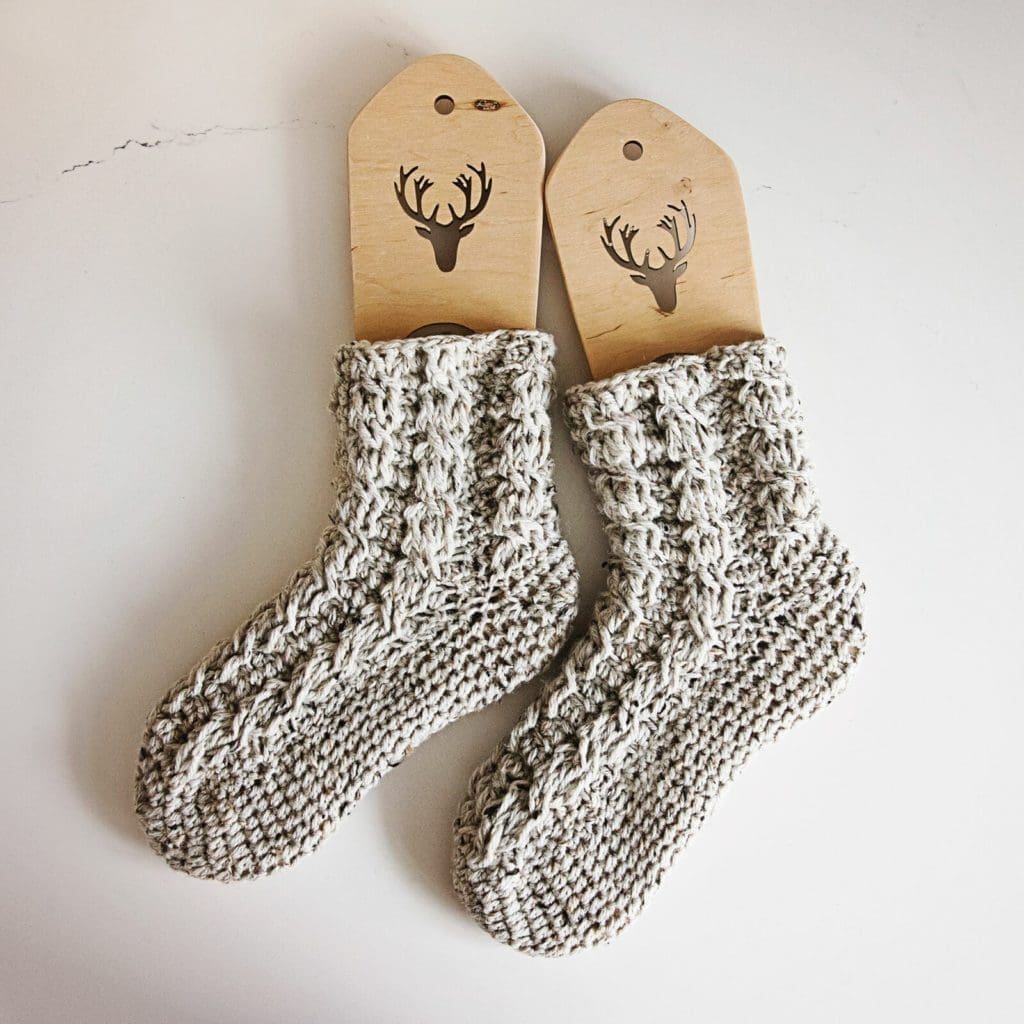 crochet slipper socks pattern