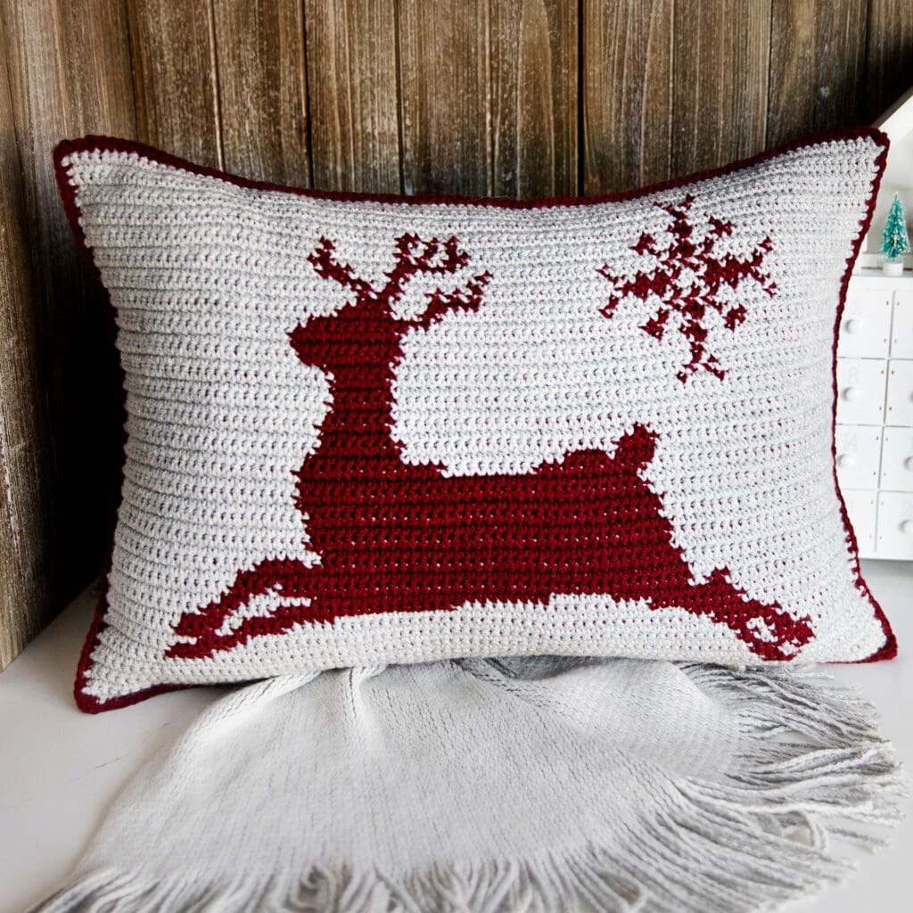 Crochet Christmas Pillows