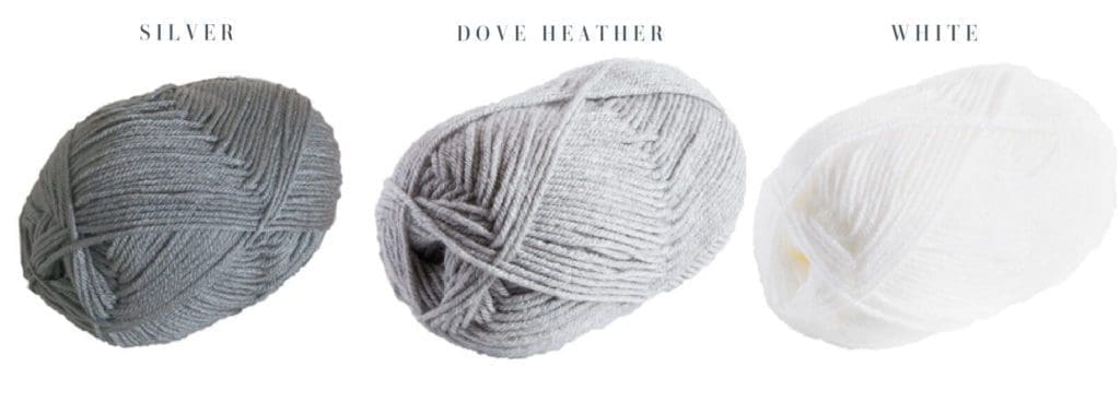 Color Combinations for Knit Blanket Greyscale