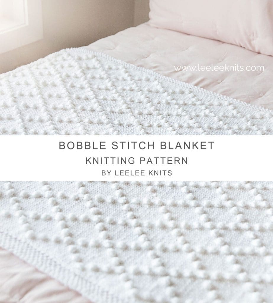 Bobble Stitch Knit Blanket