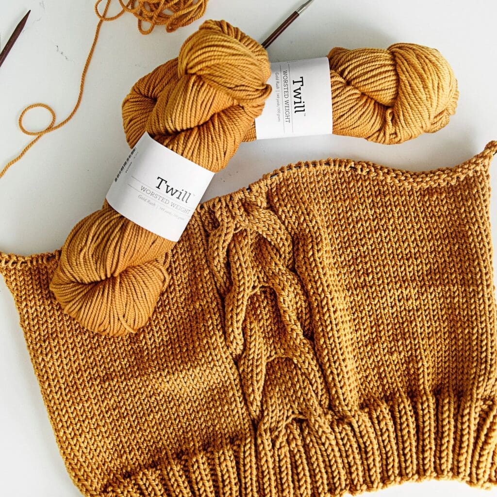 Cable Knit Cardigan Pattern Back Panel