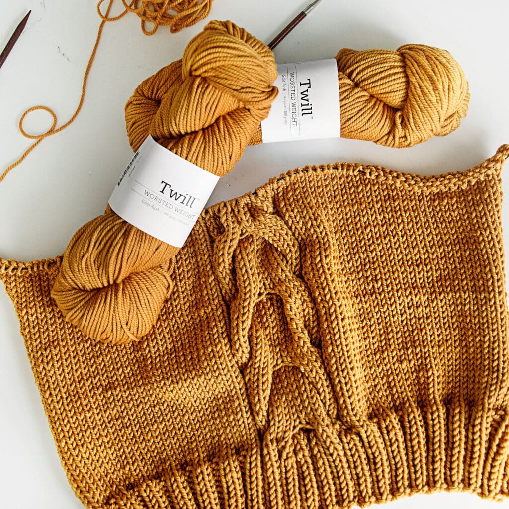 Cable Knit Cardigan Pattern Back Panel
