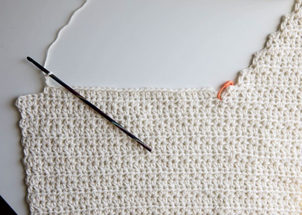 Shaping top left of front panel