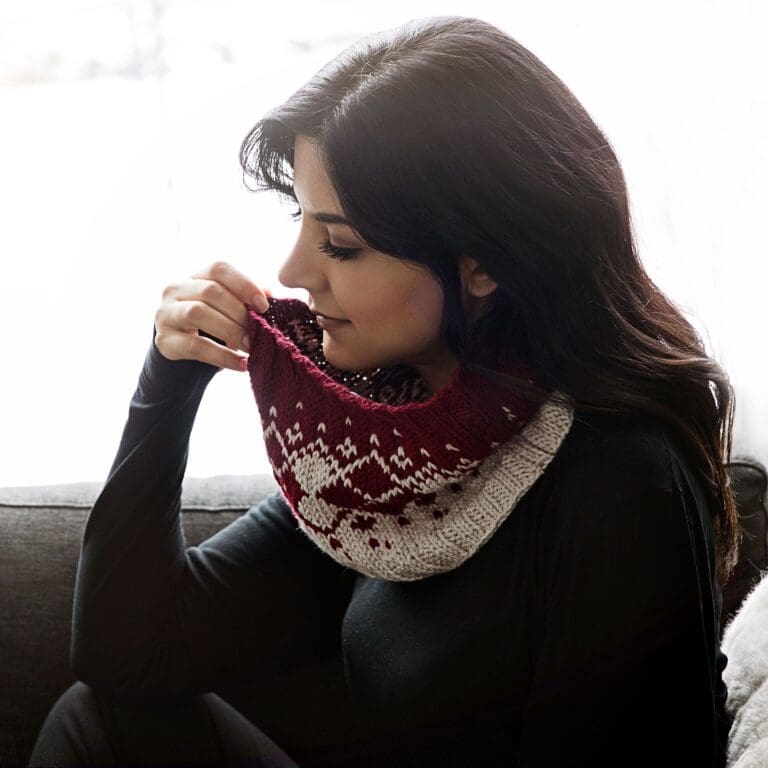 Argyle Cowl Knitting Pattern