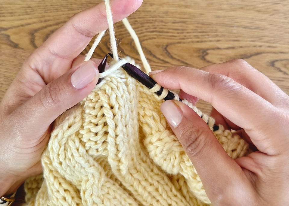 Continental Knitting How to