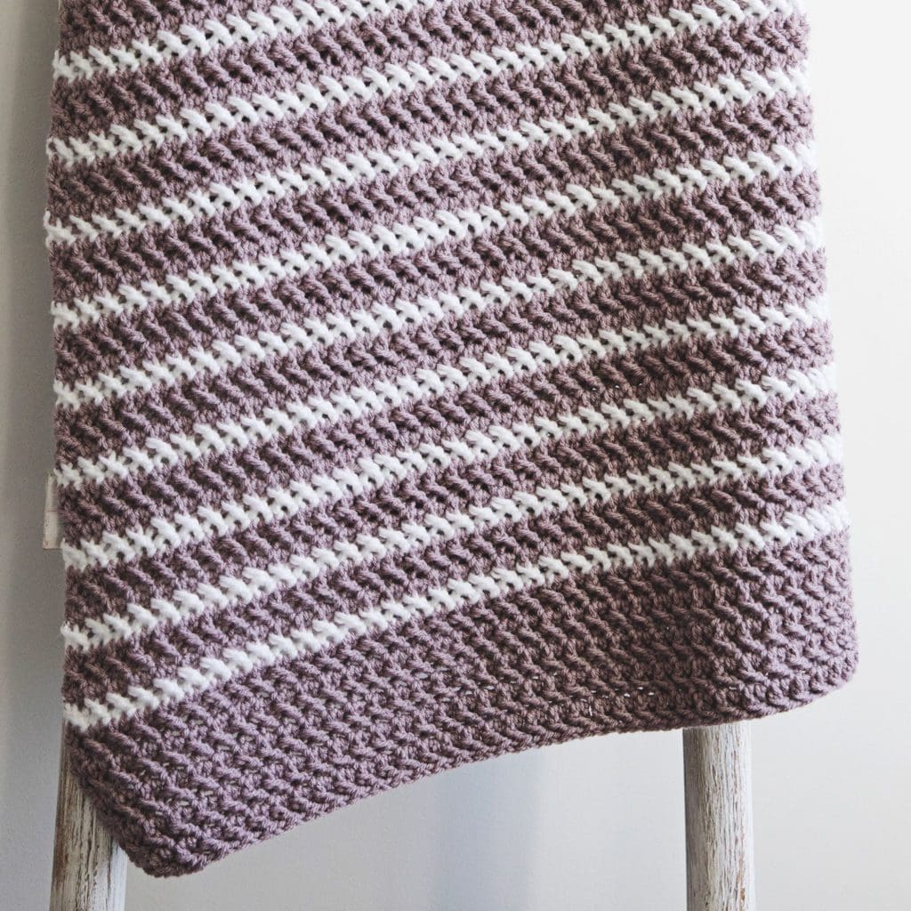 Easy Crochet Blanket Pattern bottom view