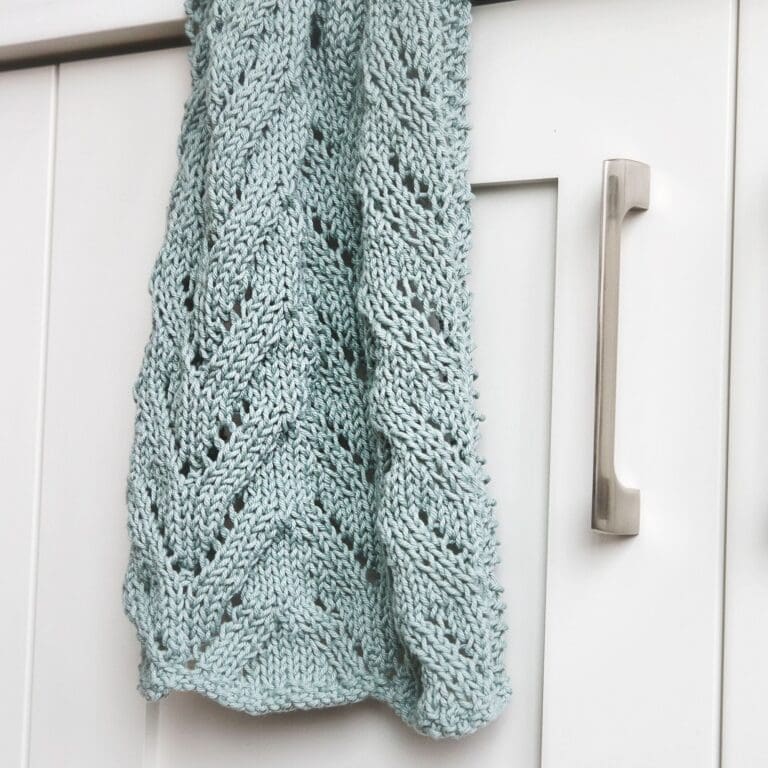 Lace Knit Kitchen Towel Pattern