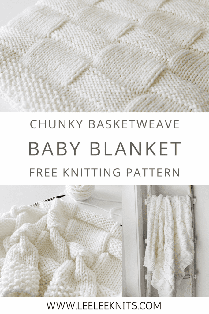 Basketweave Baby Blanket - Knitting Pattern - Leelee Knits Basketweave Baby Blanket - Knitting Pattern - Leelee Knits