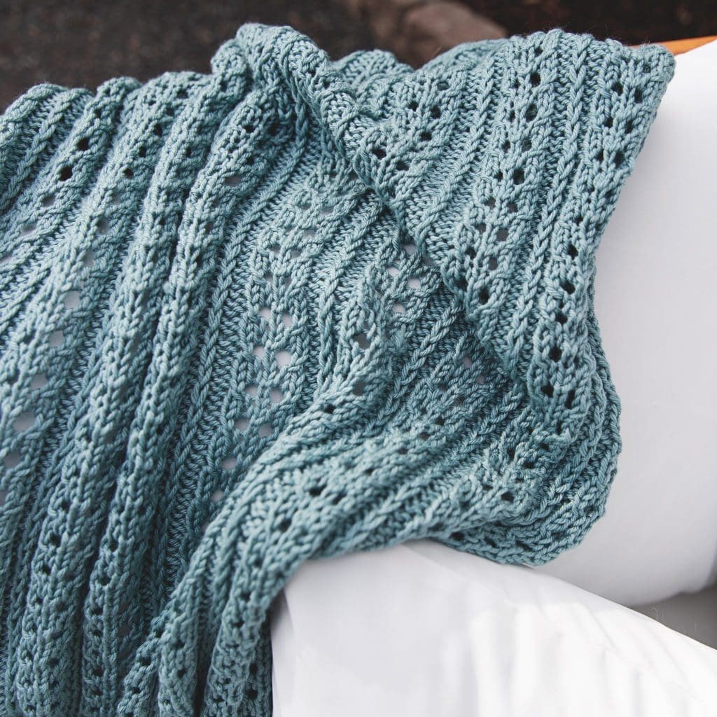 Summer Knit Throw - Free Pattern