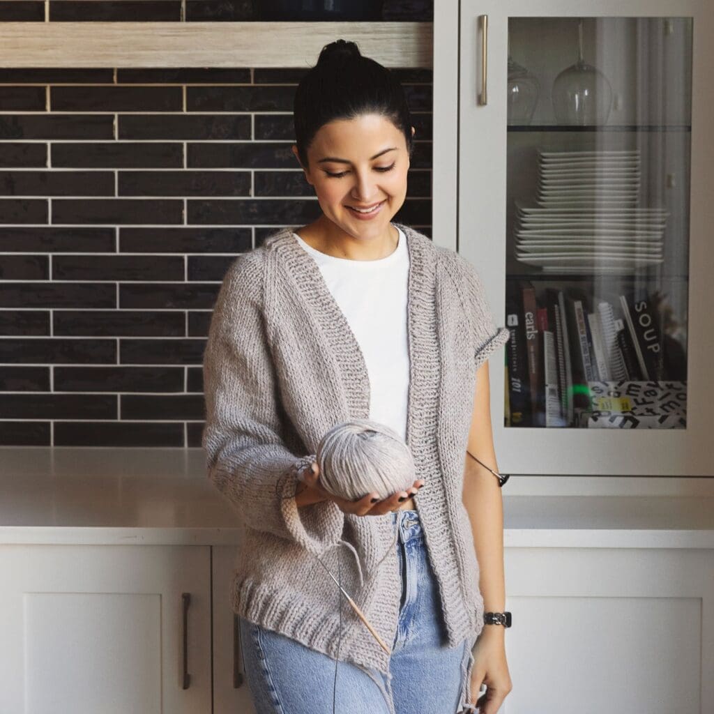 Easy Cardigan Knitting Pattern