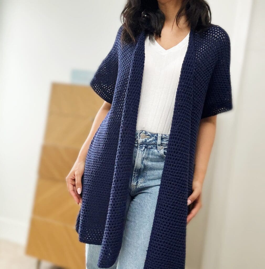Short Sleeve Crochet Cardigan Pattern