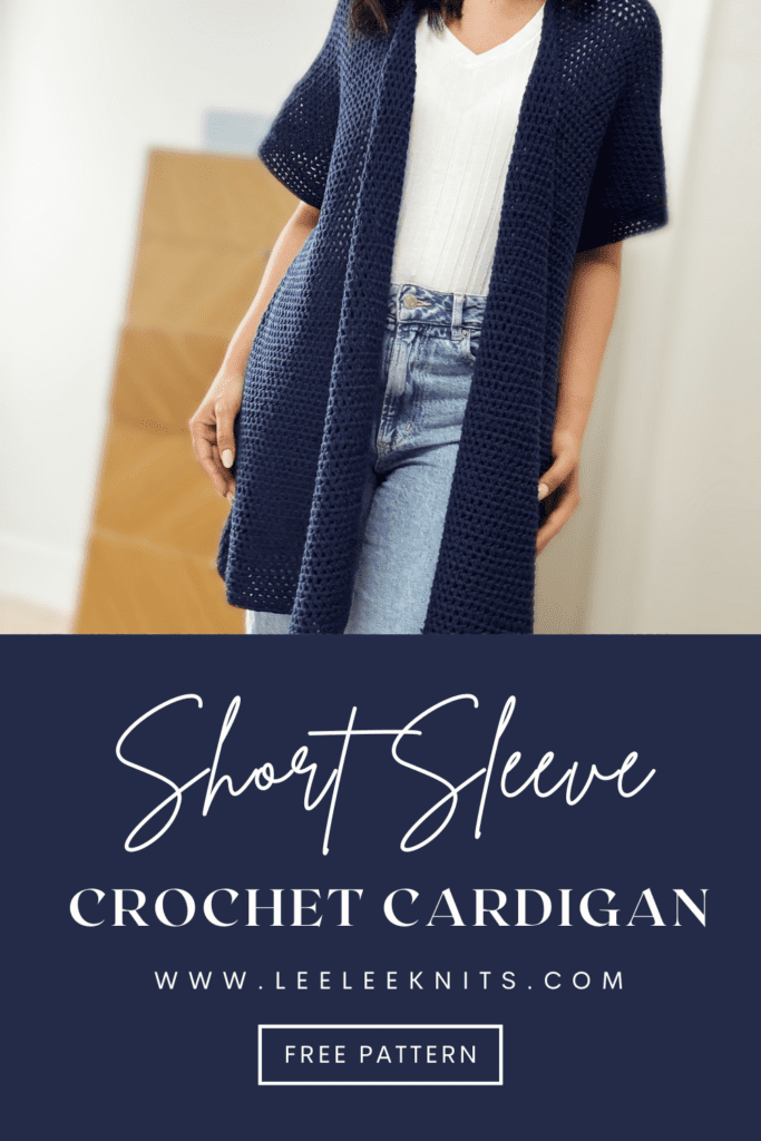 Short Sleeve Crochet Cardigan Pattern