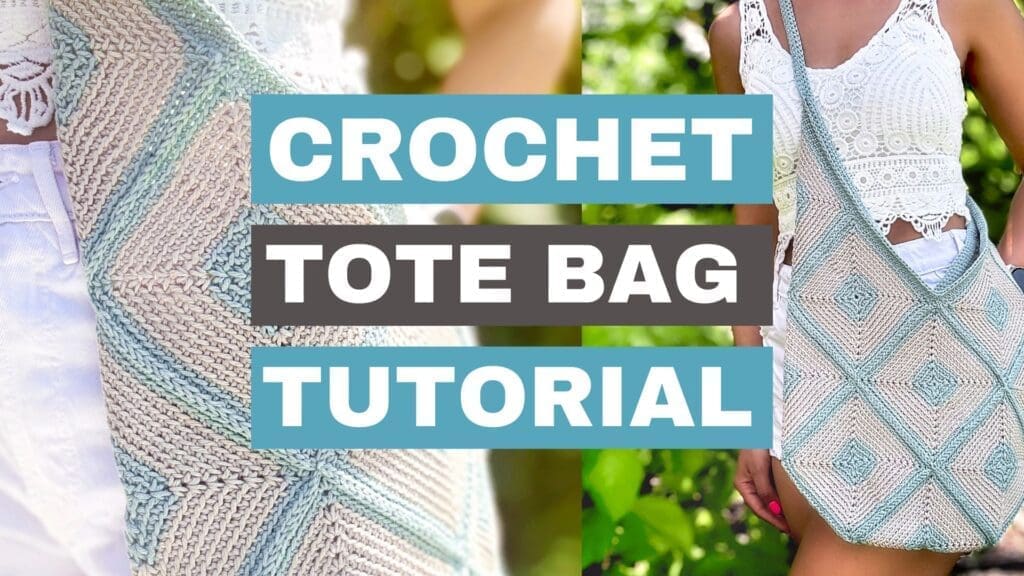 Free Crochet Tote Bag Pattern Video 