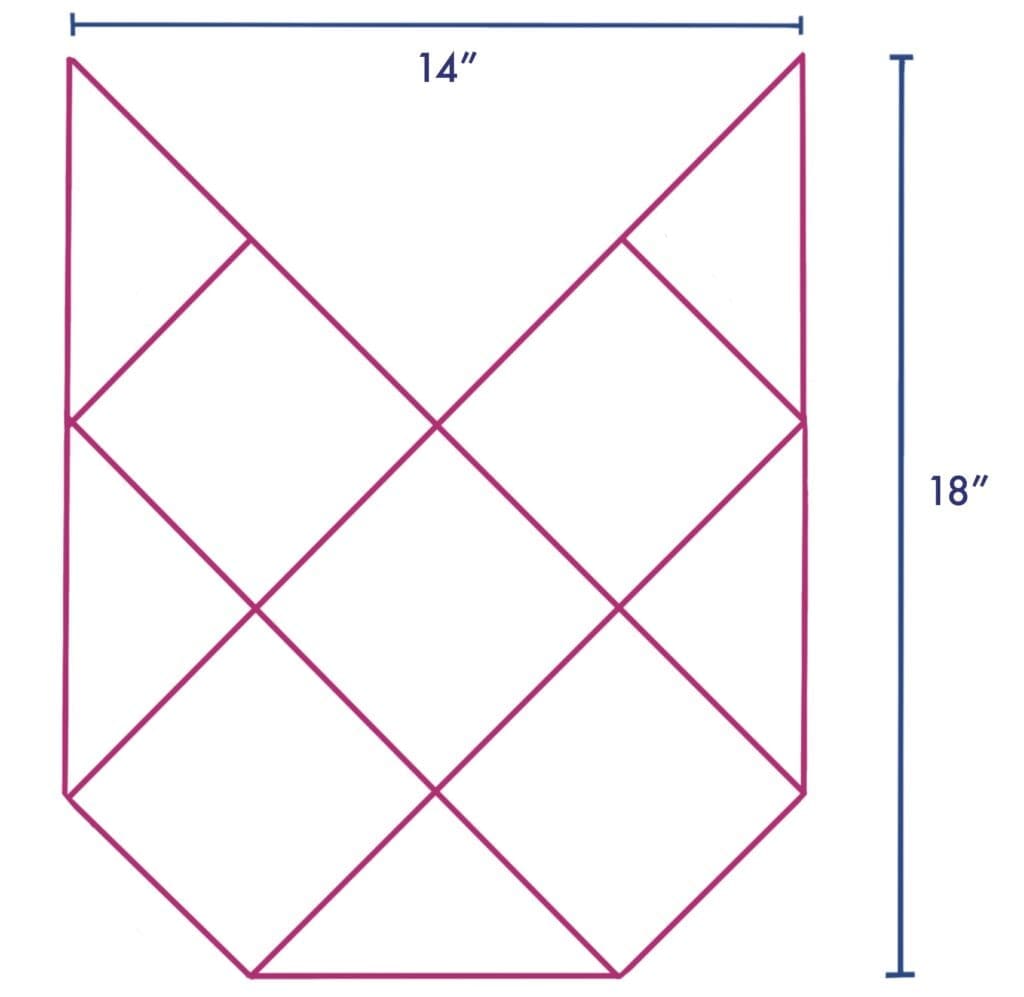 Crochet Tote Bag Pattern Free Diagram Measurements