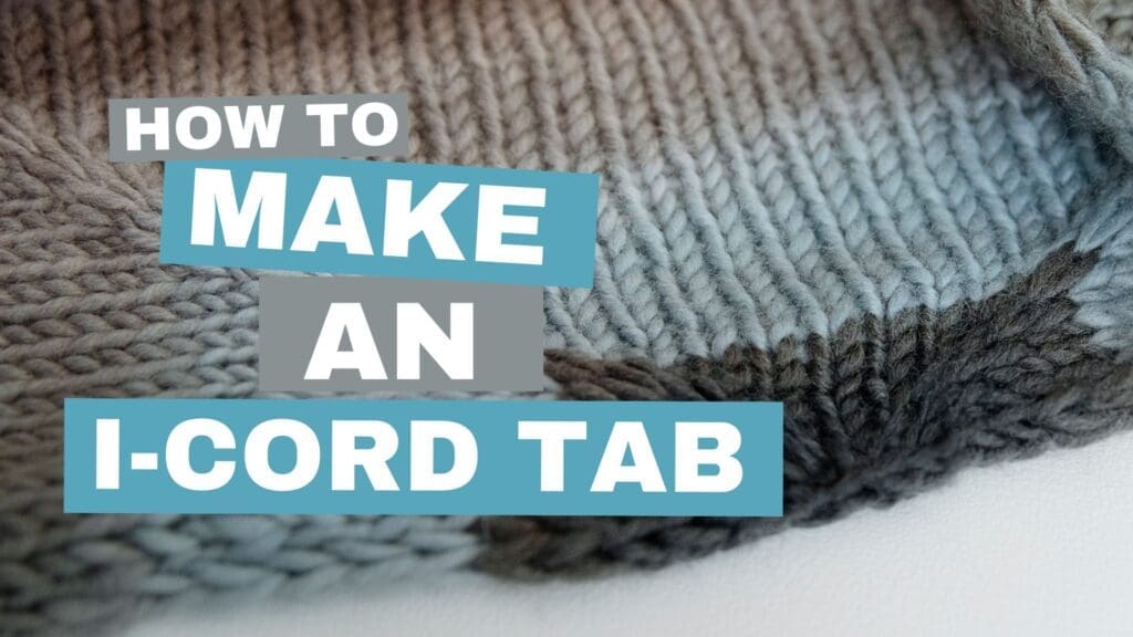 How to make an i-cord tab