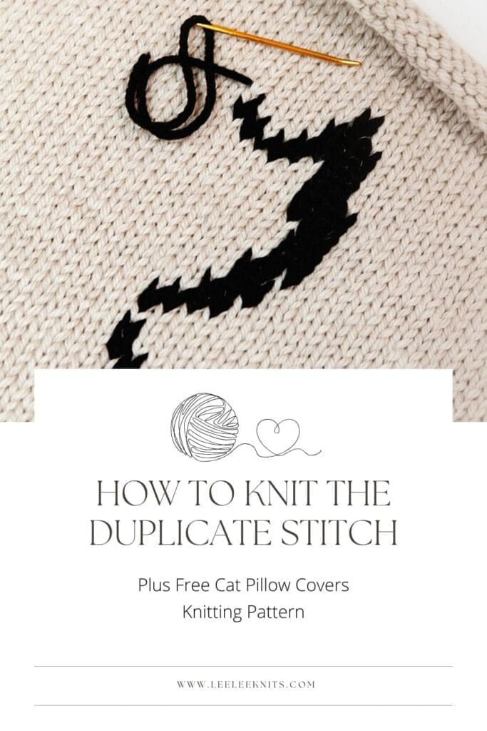 Duplicate Stitch Knitting Tutorial and Free Pattern