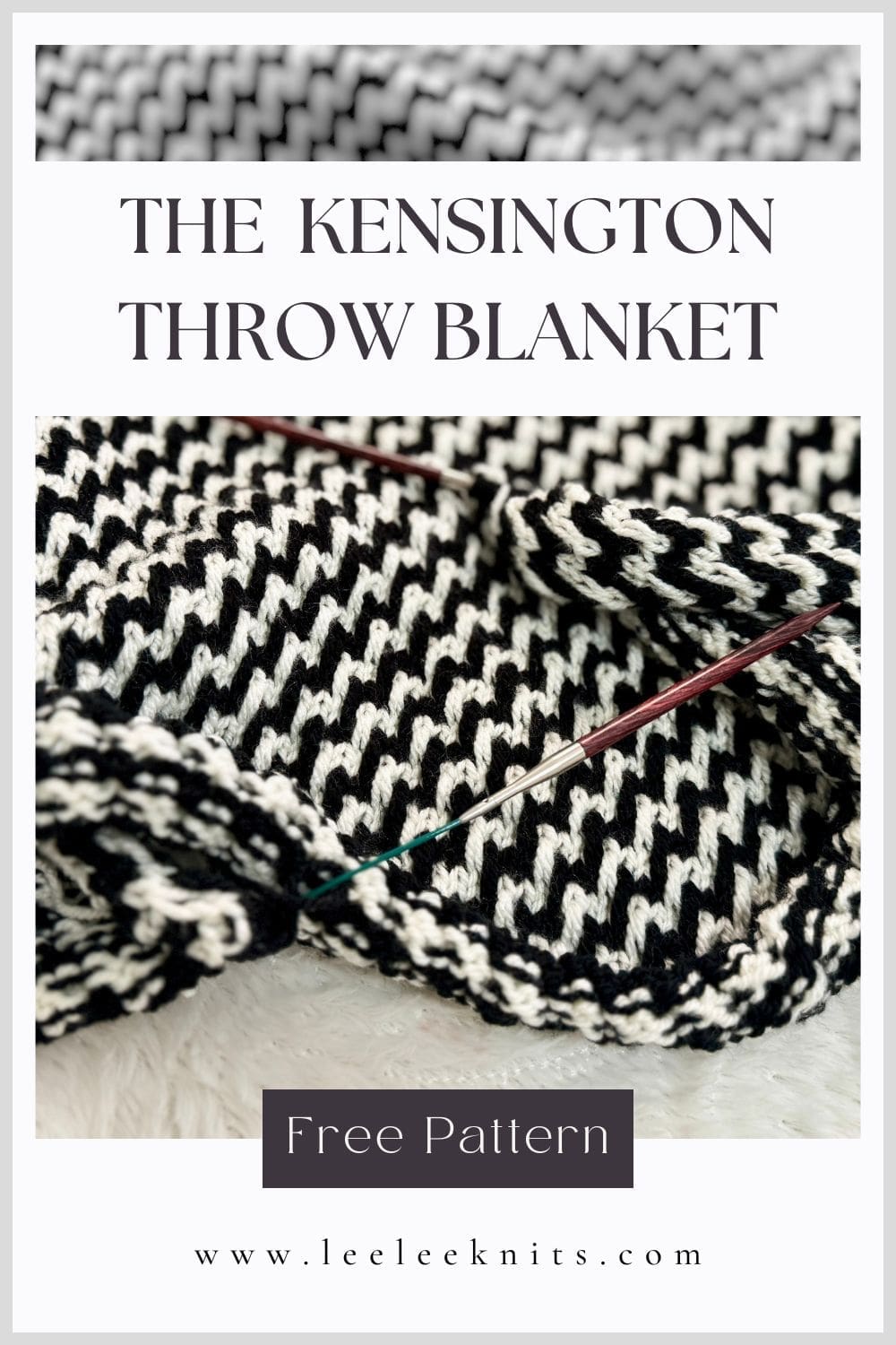 Knitted Slip Stitch Mosaic Knitting Tutorial and Pattern