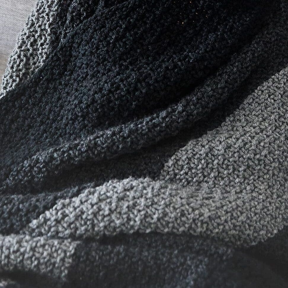 Knit Blanket Close Up