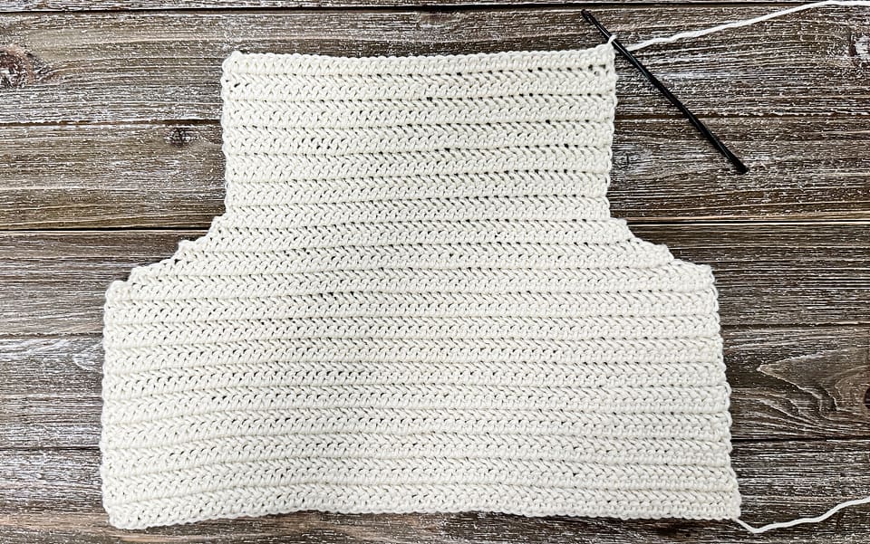 Back Panel Crochet Vest 1