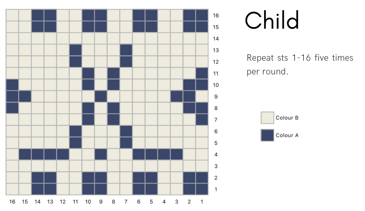 Hockey Hat Knitting Chart